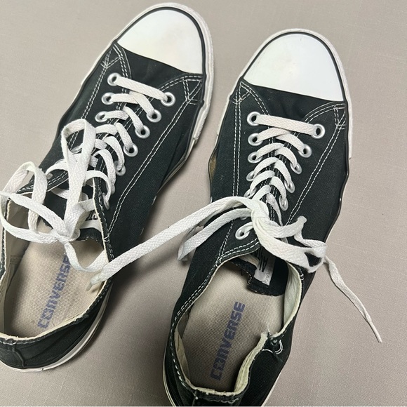 Converse Chuck Taylor All Star Black Low Top Sneakers Unisex Men’s 10/Women’s 12 - Picture 3 of 13